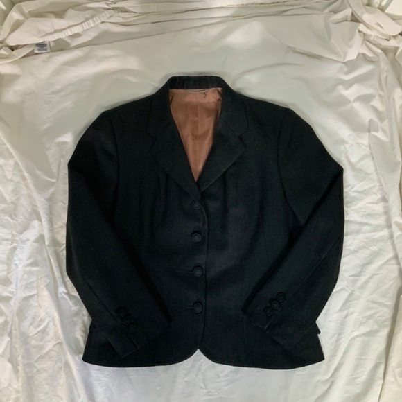Vintage Women’s Size small Grey Wool 1940s Blazer - Picture 1 of 7
